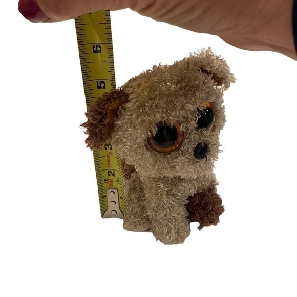 Ty Beanie Boos Rootbeer the Dog 2013 Glitter Eyes   No Heart Tag - Picture 10 of 10